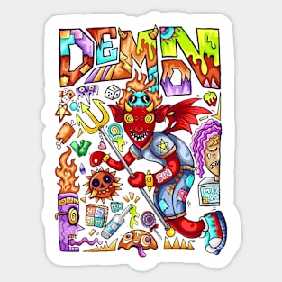 DEMON Sticker